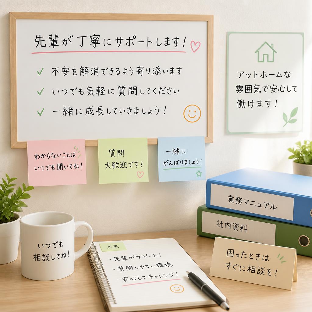 経験豊富な先輩による指導