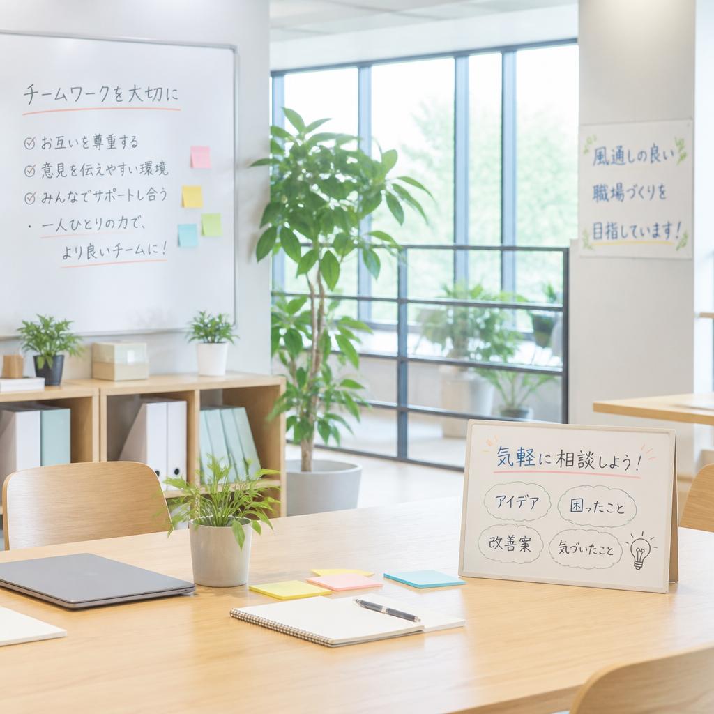 アットホームな職場環境