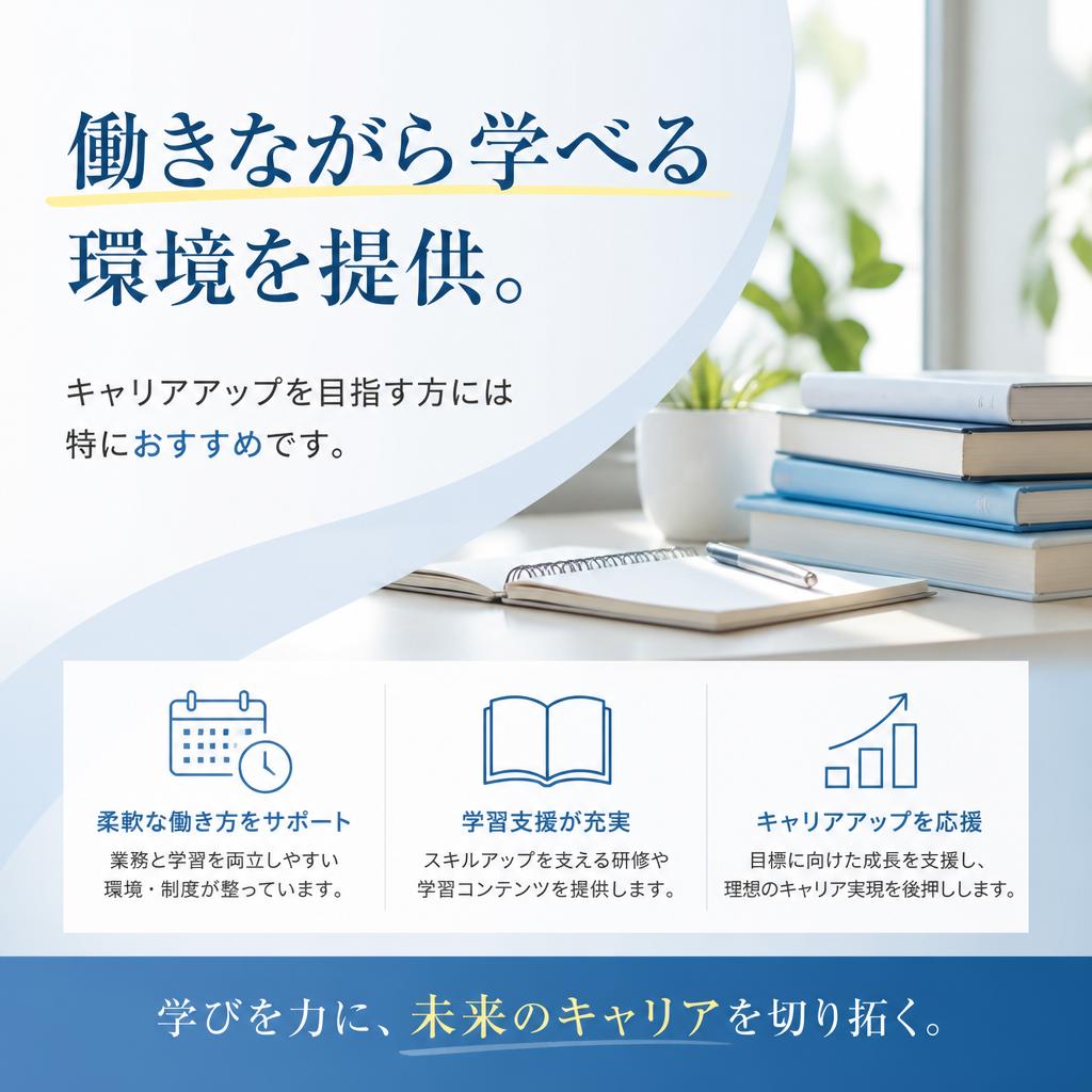 充実の資格取得支援制度