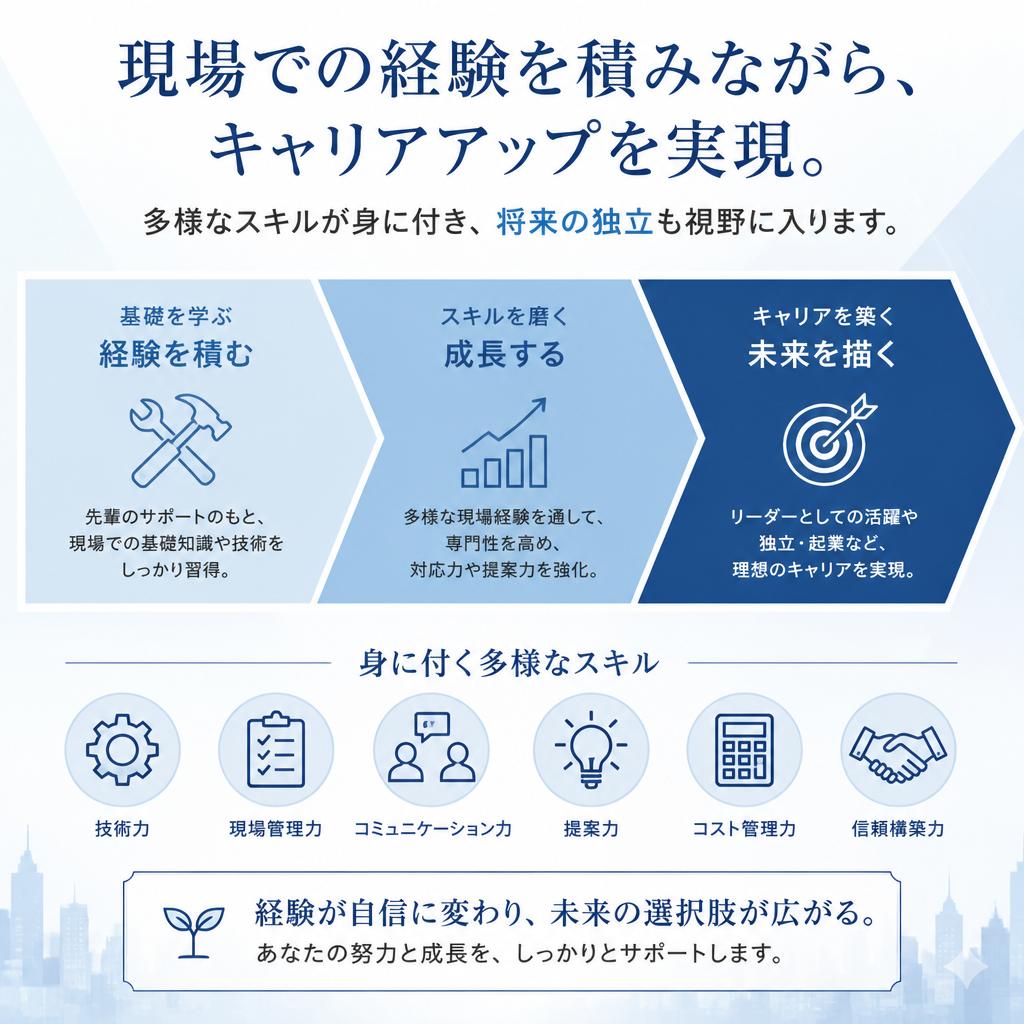 キャリアアップを目指せる