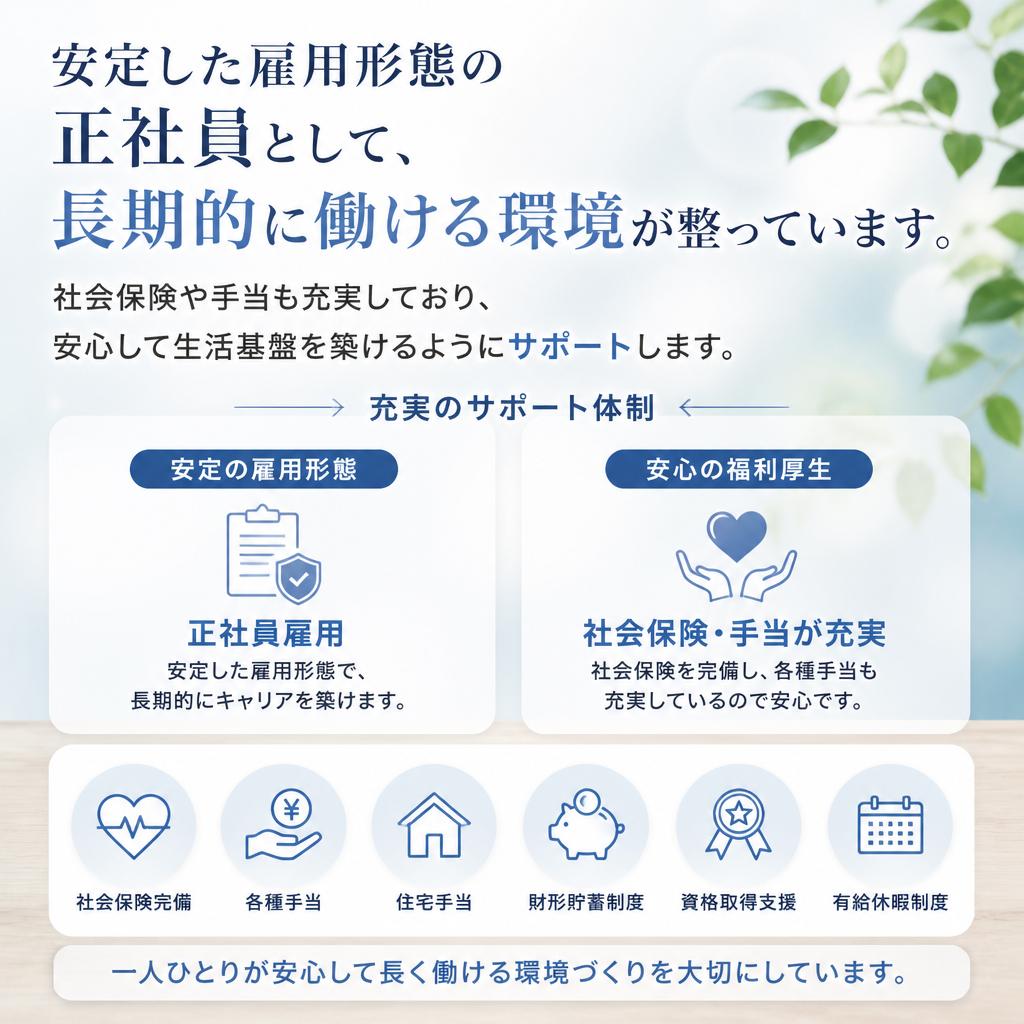 正社員としての安定