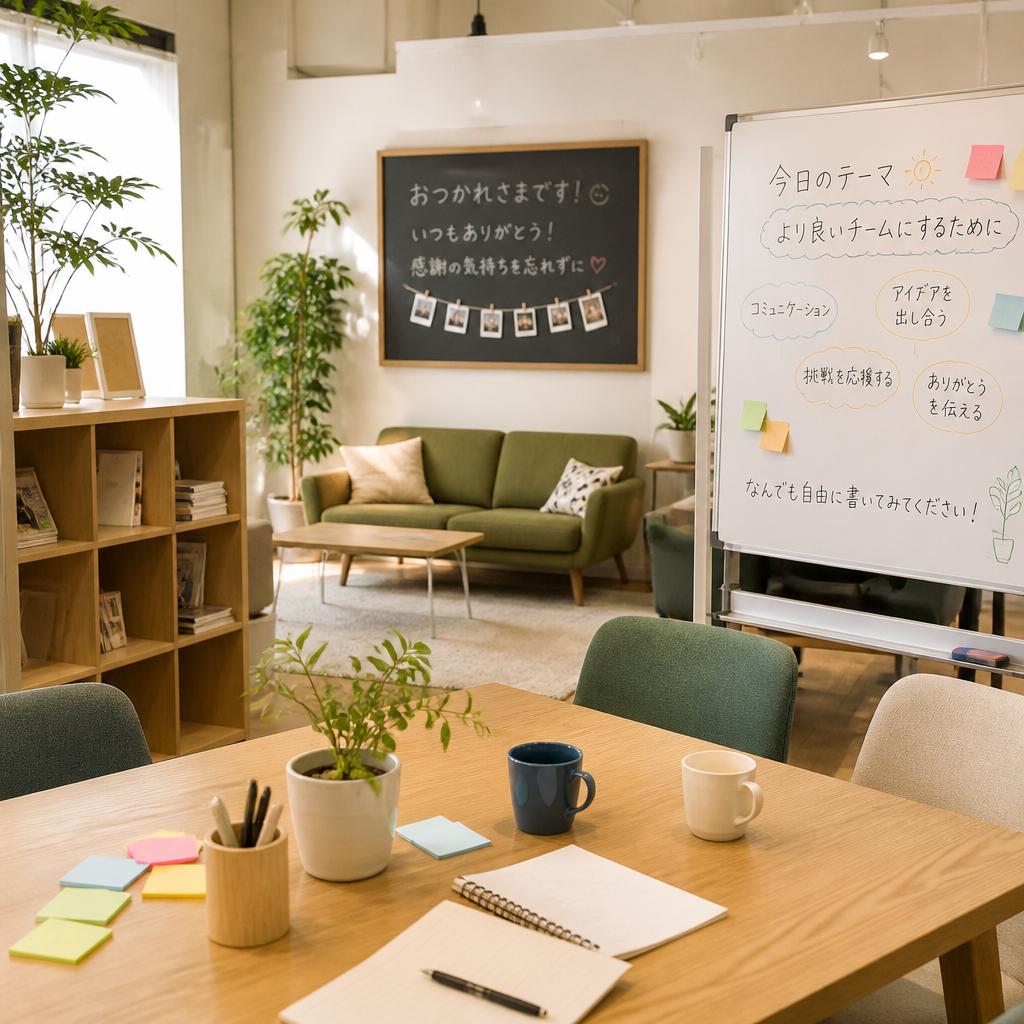 チームワークを大切にした企業文化