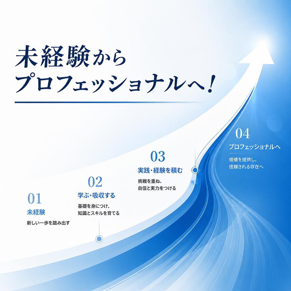 未経験からプロフェッショナルへ！